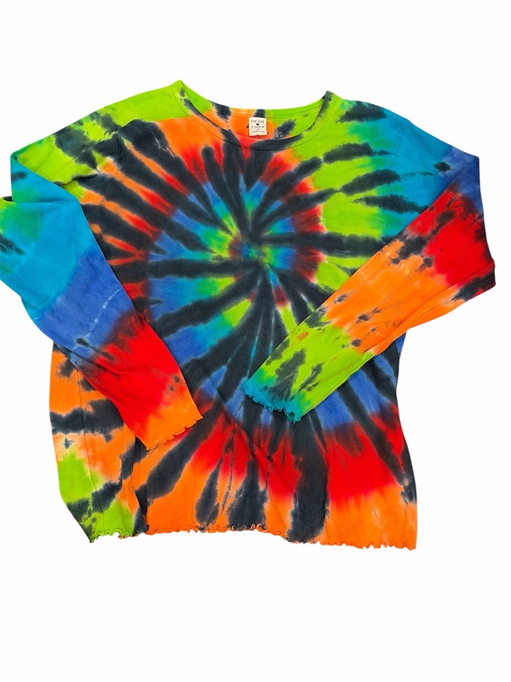 2 Dye 4 Tie-Dye Long Sleeve Tee - Multicolor